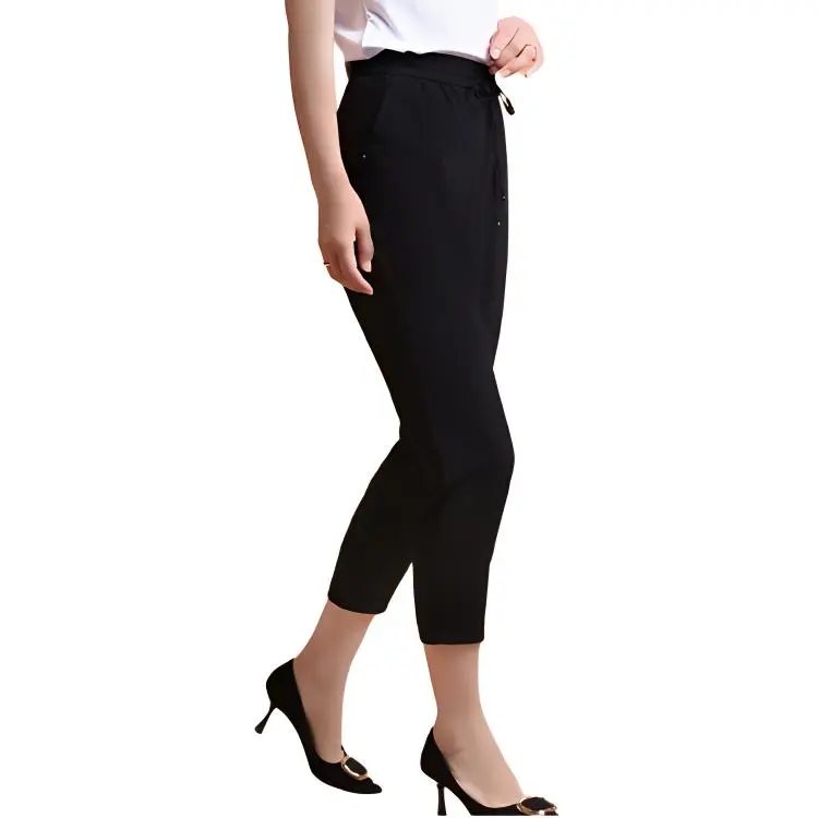 FENHONGMALI Casual Pants Women's Black-4