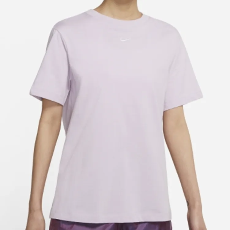Nike Drop Shoulder Sleeve T Shirt Women's Light Purple-2