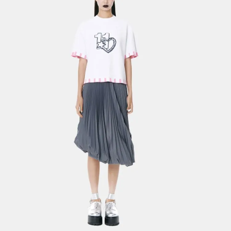 WE11DONE Crop Tops Women's Pink-2