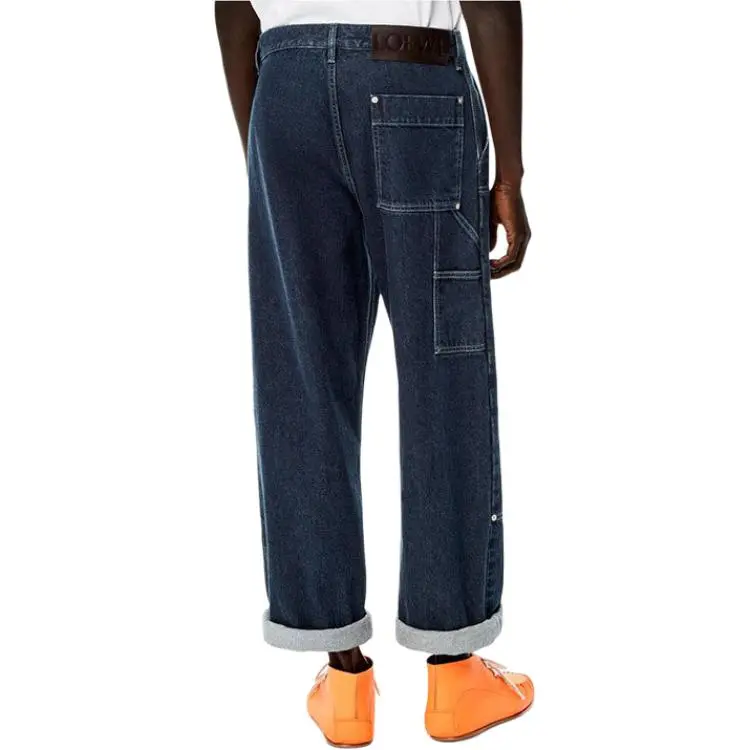 LOEWE Patched Denim Trousers-3