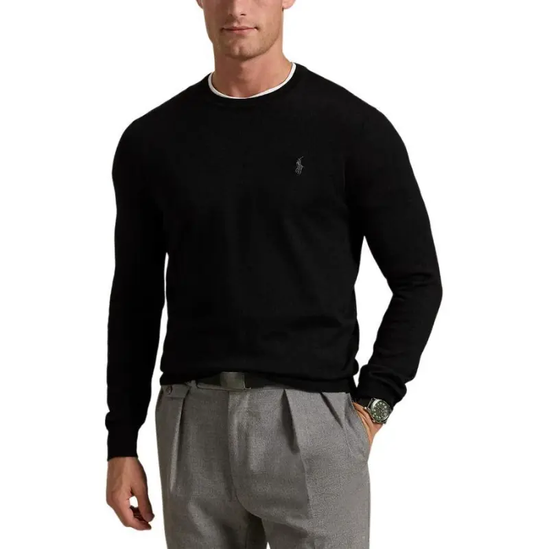 Polo Ralph Lauren Logo Embroidered Crewneck Jumper-2