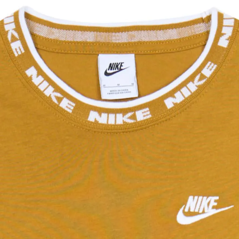 Nike Set-in Sleeve T-Shirt Men's Yellow-3