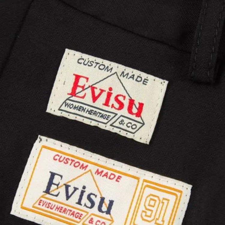 EVISU Casual Long Skirts Women's Black-2