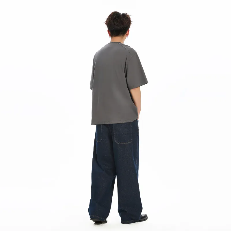 PMET Jeans Unisex Navy Blue-7