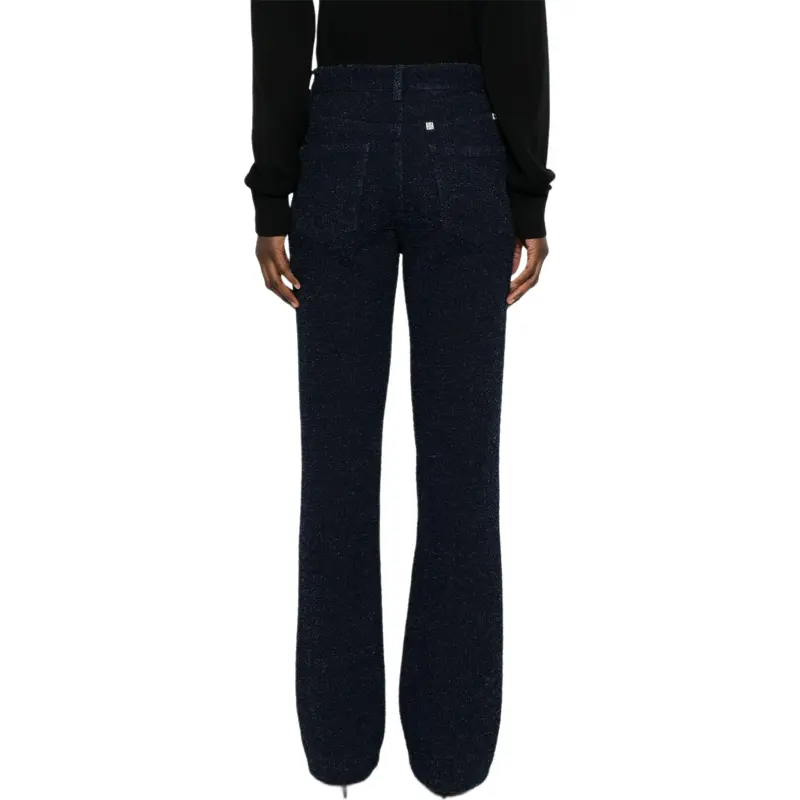 Givenchy Logo Plaque Flared Jeans-2