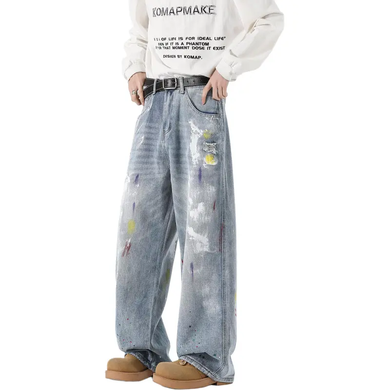 JASONWOOD Cowboy On The Run Jeans Unisex Light Blue-2