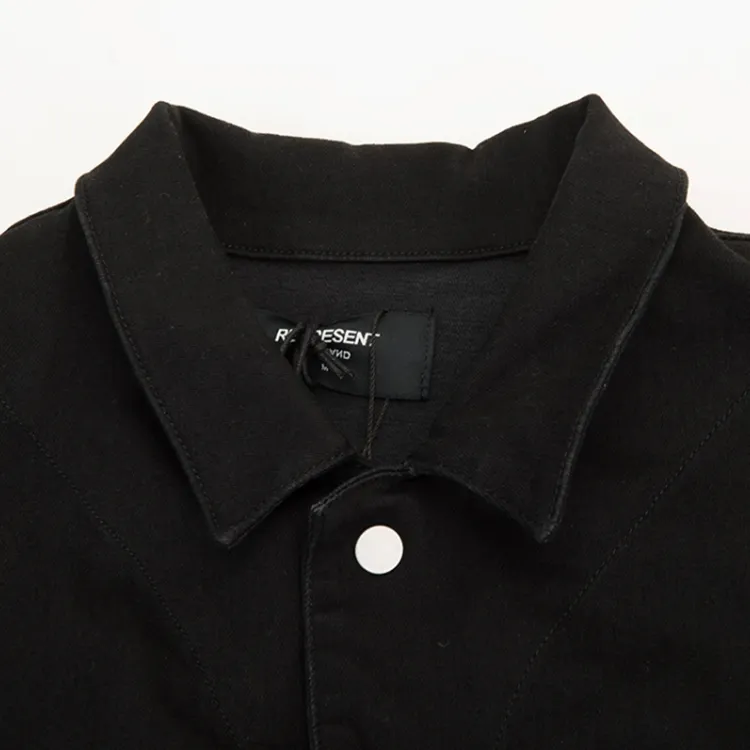 REPRESENT Denim Jackets Men Black-2