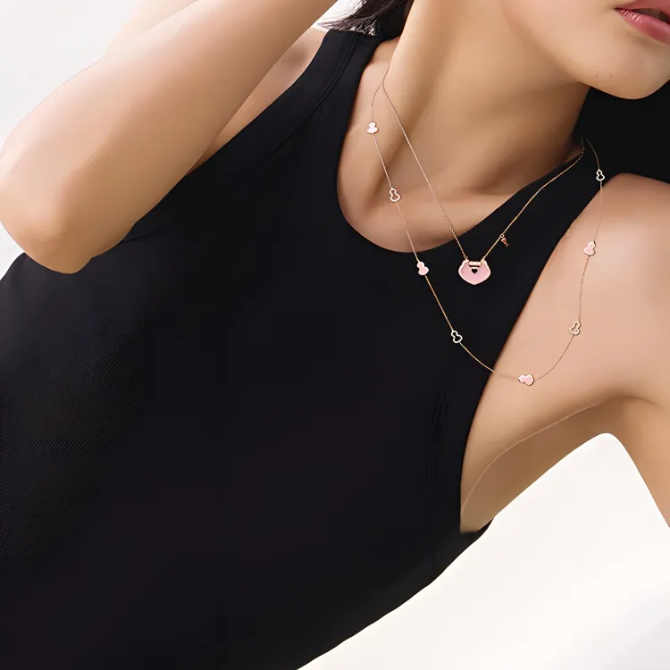 Qeelin Yu Yi 18K Rose Gold Necklaces Women's-1