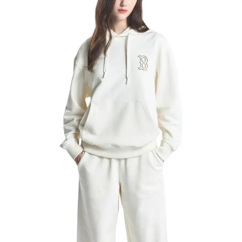 MLB Boston Red Sox Sweatshirt Unisex Cream-2
