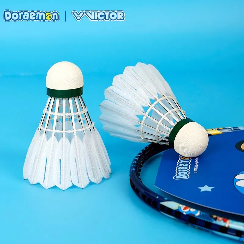 VICTOR x Doraemon Synthetic Shuttlecock 3 Pack Faux Fur Shuttlecocks-2