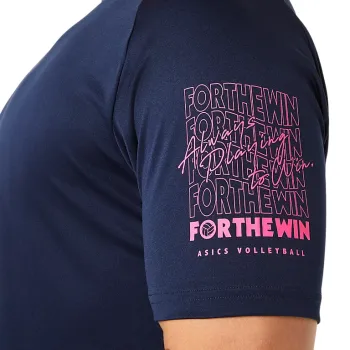 Asics T Shirt Unisex Marine Blue