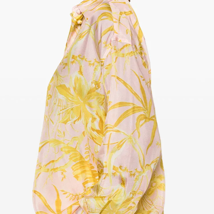 Zimmermann Floral-Printed Long Sleeved Shirt-4