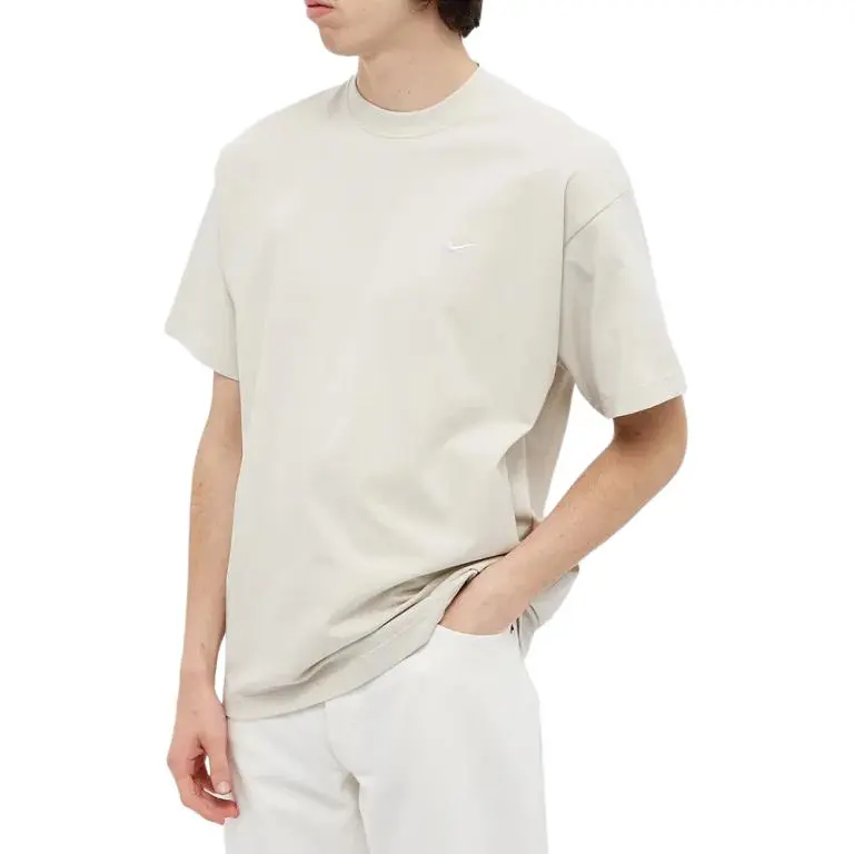 Nike T Shirts Men Light Bone-1