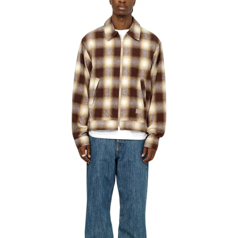 Stussy X Our Legacy Work Shop Blouson Flannel Jacket-2