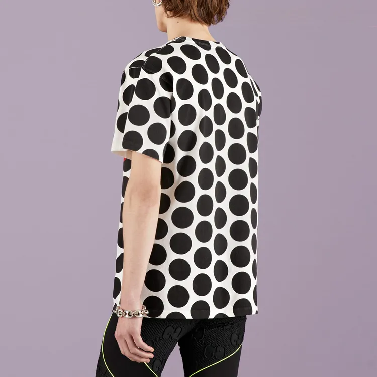 GUCCI Perseo Polka Dot Print T Shirt-2