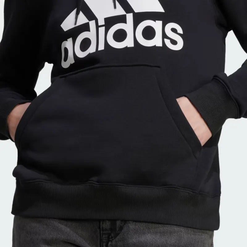 Adidas Free Shipping With AdiClub Essentials Big Logo Regular Fleece Hoodie-5