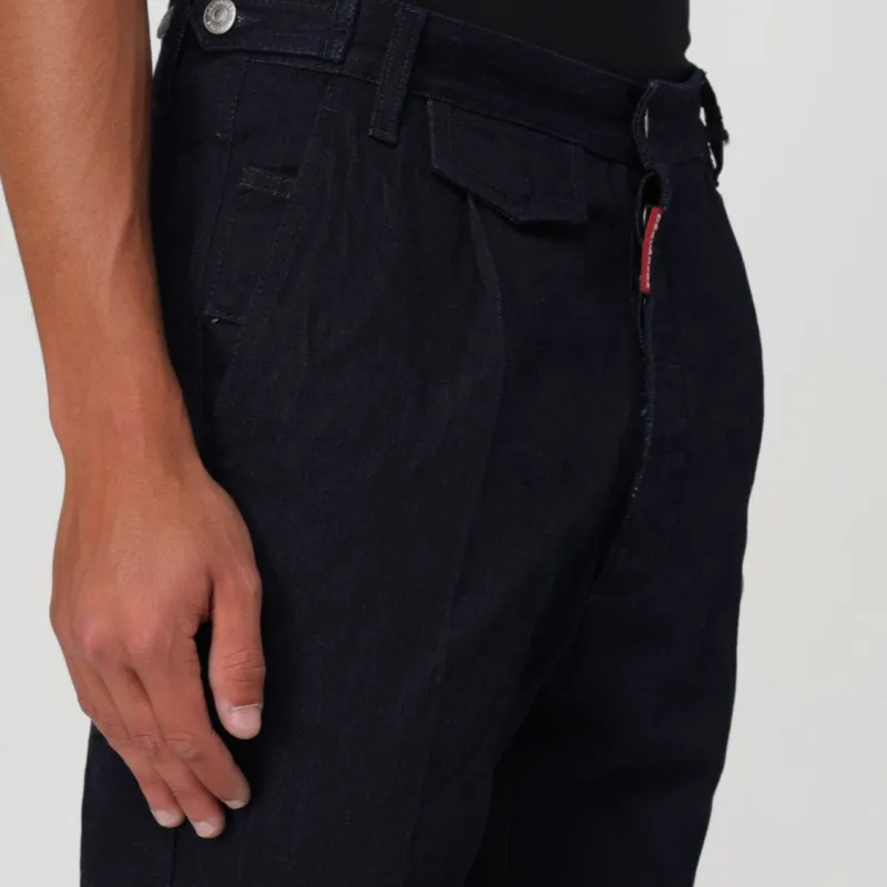 Dsquared2 Logo Tag Cropped Jeans-3