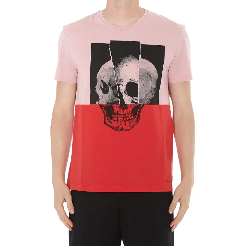 Alexander McQueen T-Shirts Men Multicolor-2