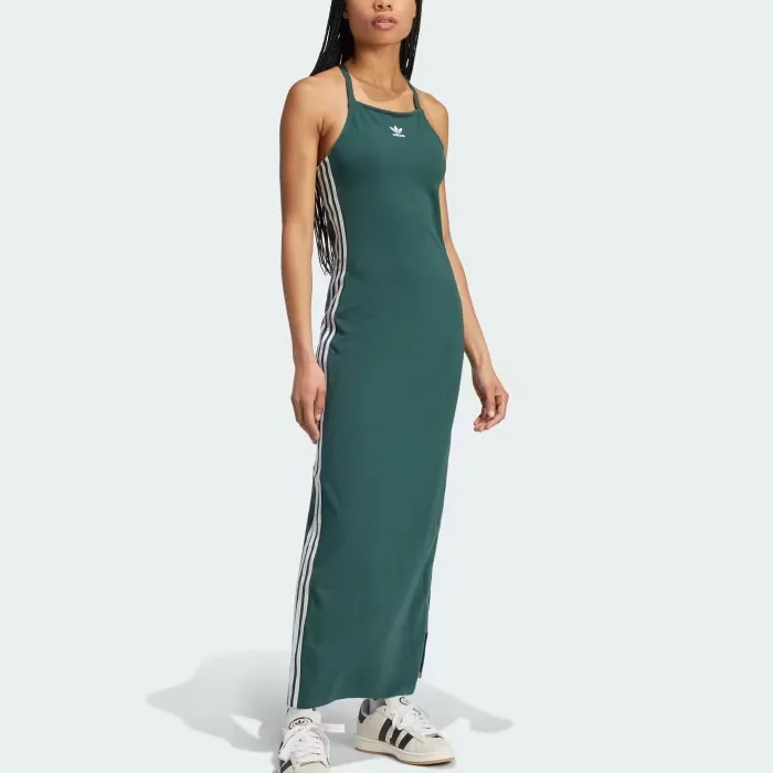 Adidas Originals Adicolor 3 Stripes Maxi Dress-3