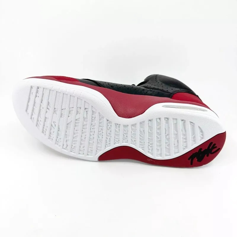 JORDAN Flight Tradition Black Gym Red White-5