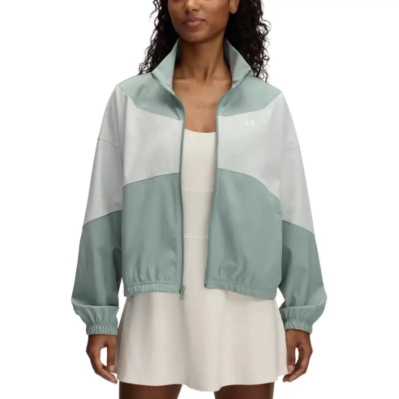 Under Armour Rival Jacket Women's Silicone Green/Aqua Green/White-1