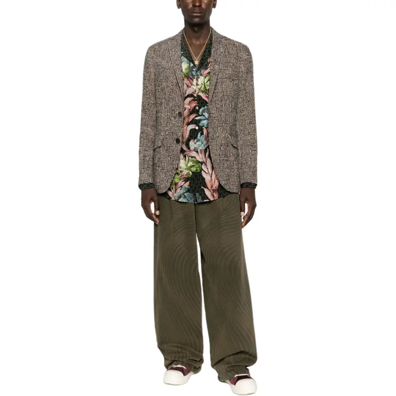 ETRO Floral Printed Collared Button Up Shirt-2