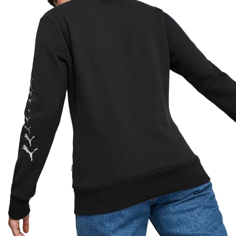 PUMA Sweatshirts Women's Black 01-4