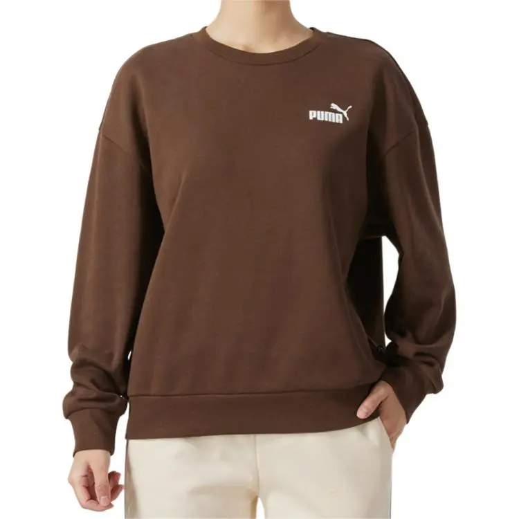 PUMA Sportstyle Collection Women's Basics Collection FW24 Sweatshirt Women's Coffee Brown-2