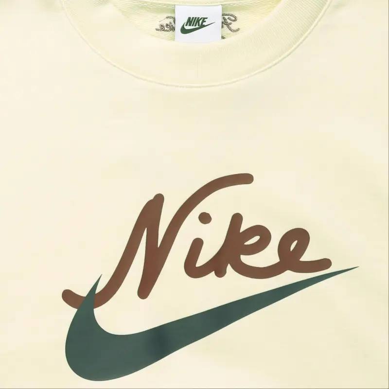 Nike Sweatshirts Men Beige Yellow-5