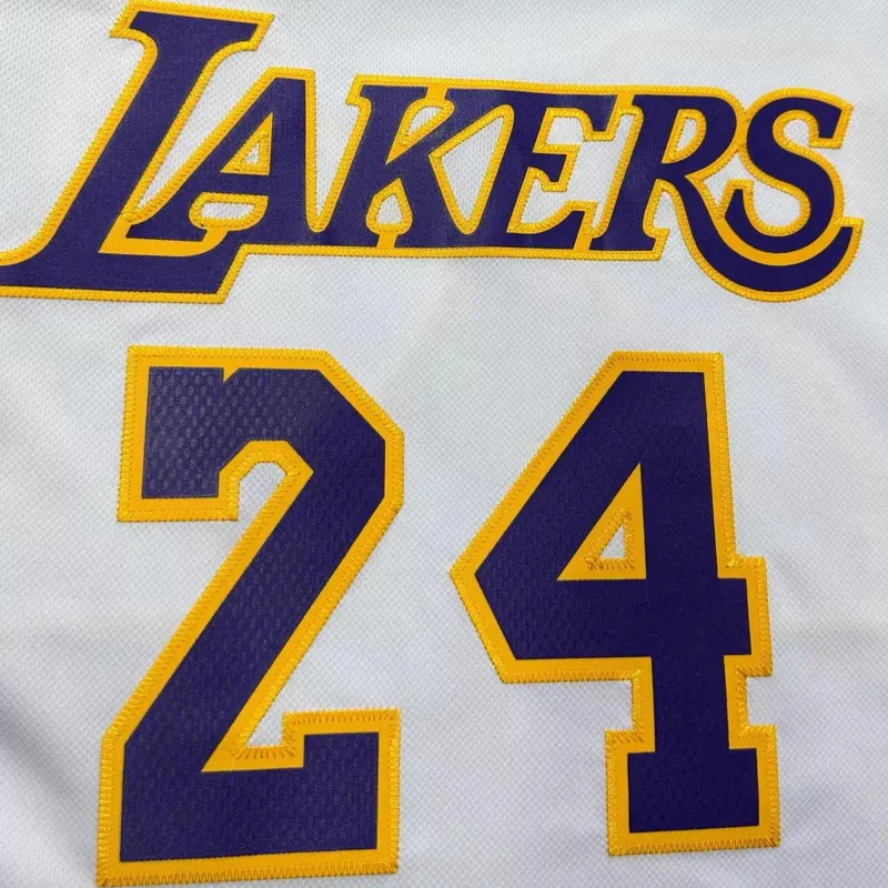 Adidas x NBA Los Angeles Lakers Basketball Jerseys Unisex White-2