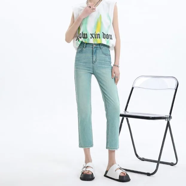 BENGEN Jeans Women's Teal-6