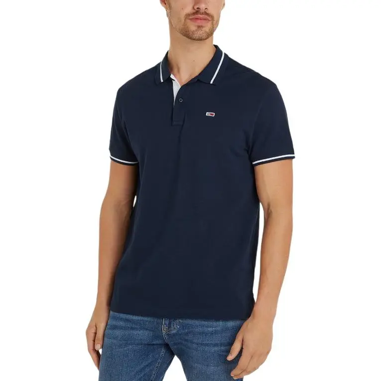 Tommy Hilfiger Polo Shirt Men's Marine Blue-1