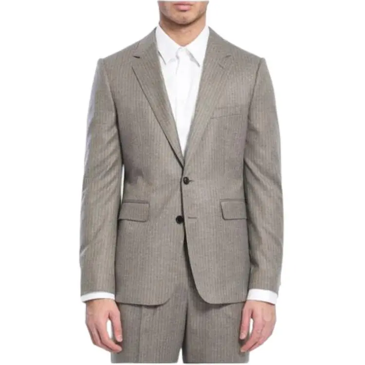 CELINE Classic Jacket In Striped Flannel-2