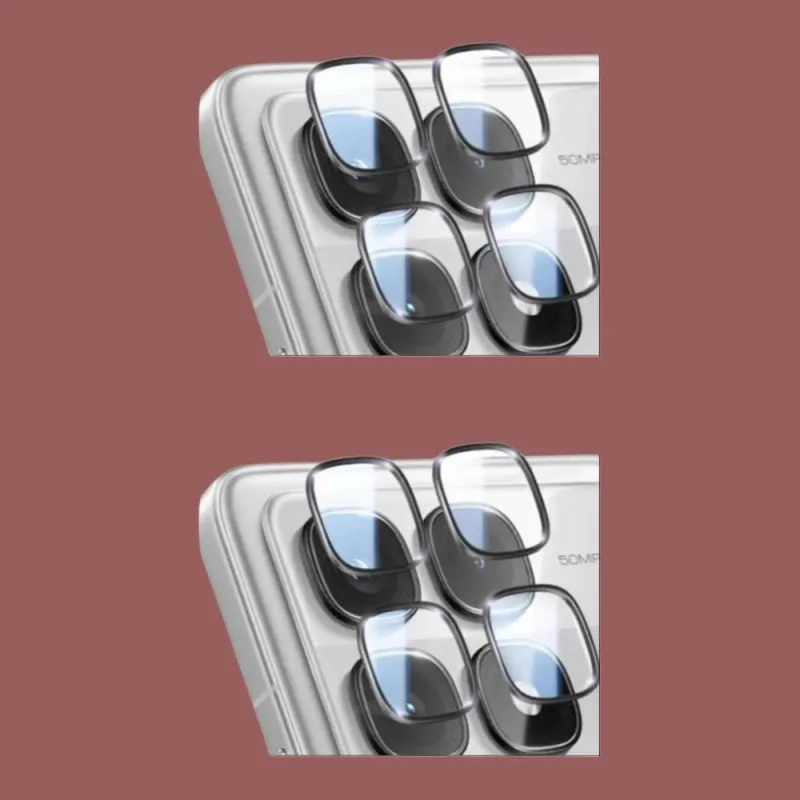 Cuttlefish Grid Mobile Phone Lens Protectors Compatible With Red Beige K70E/Pro/uAR Anti Reflection HD Anti Explosion-5