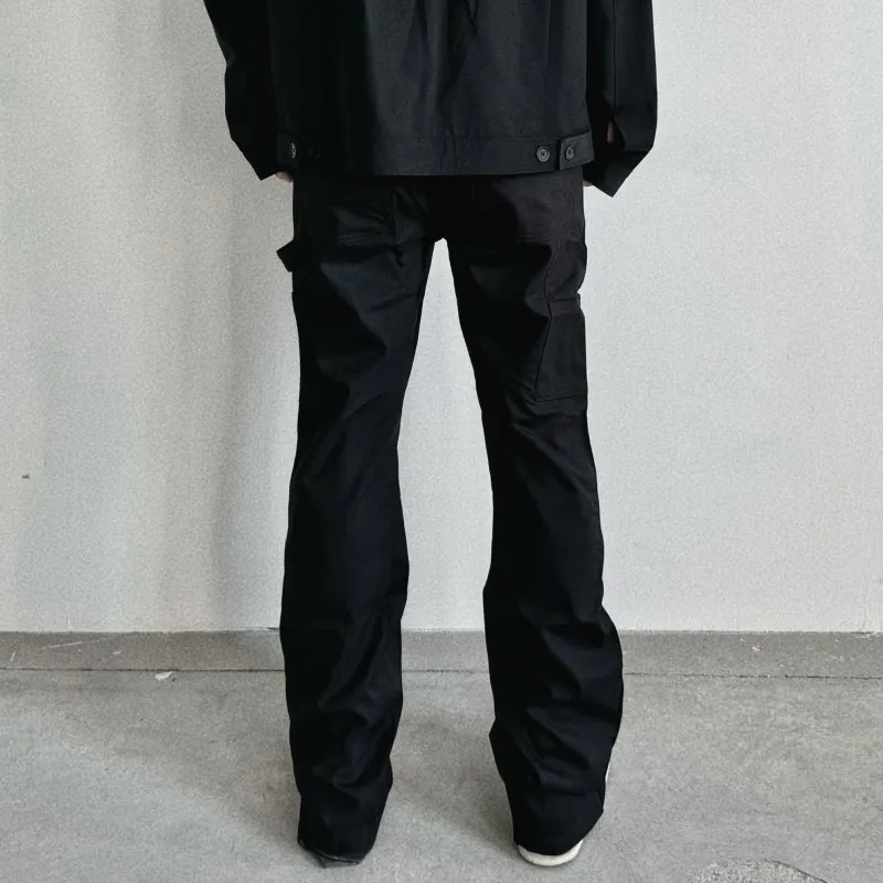Askyurself Casual Pants Unisex Black-3
