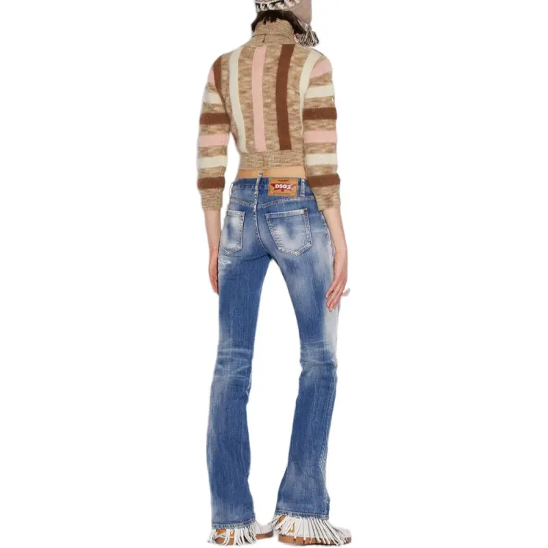 DSQUARED 2 FW22 Jeans Women's Light Blue-3