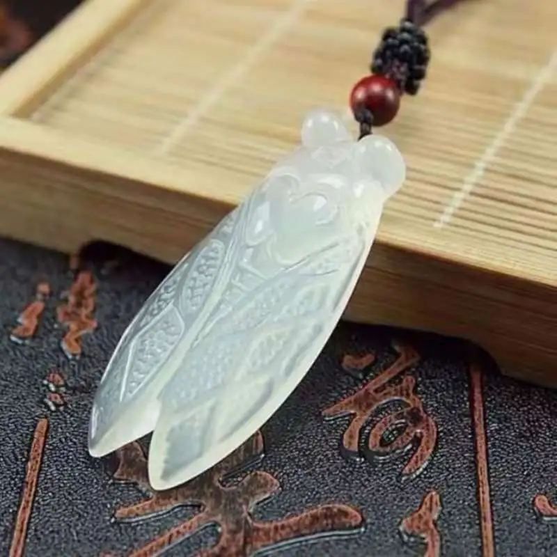 JUNWEN Chalcedony Necklaces Unisex-2
