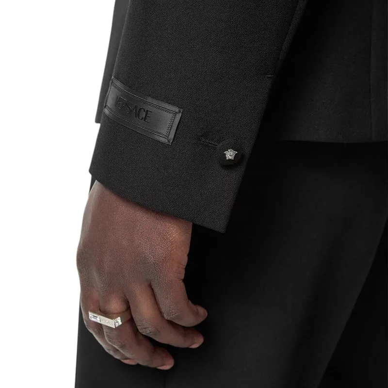 VERSACE Double Breasted Tailored Blazer-1