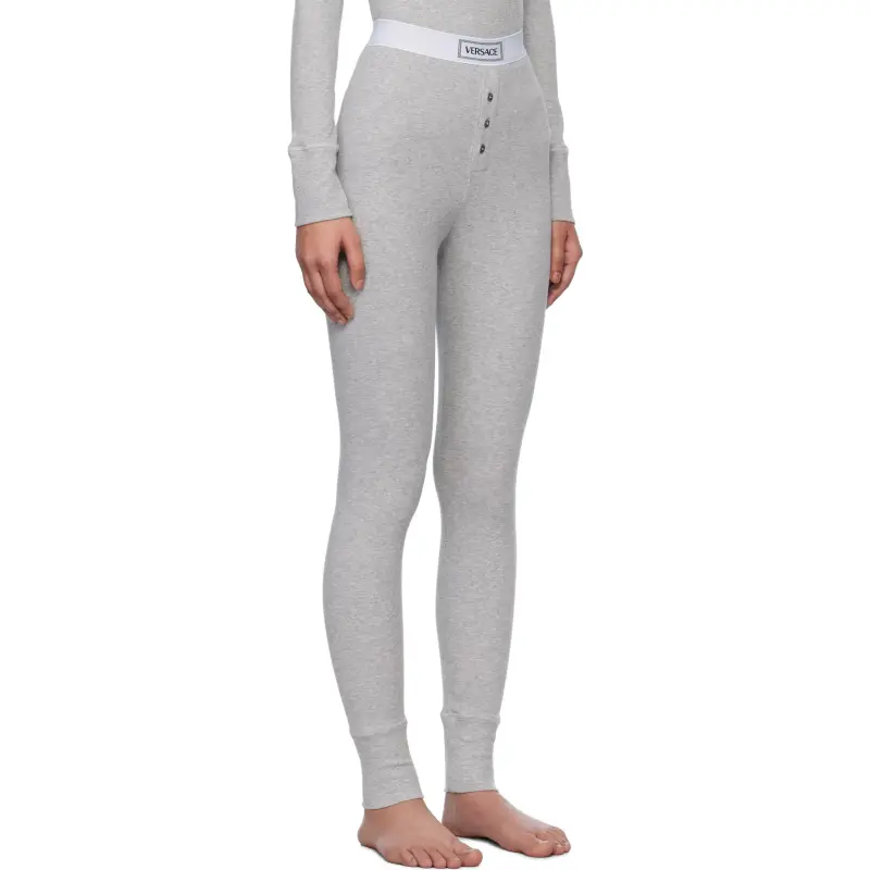 VERSACE Leggings Women's Gray-2