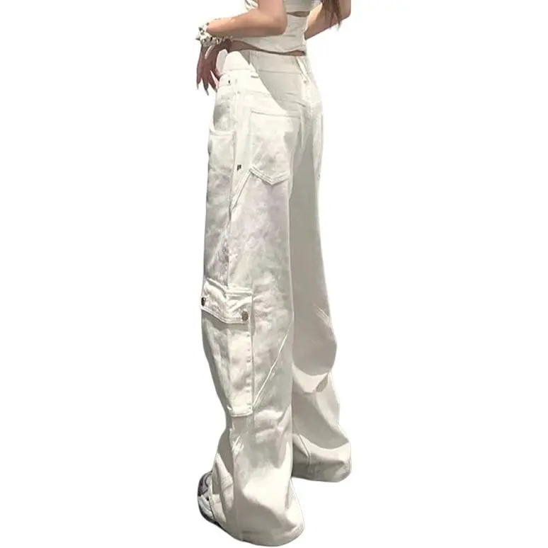 NHZN Jeans Women's White-4