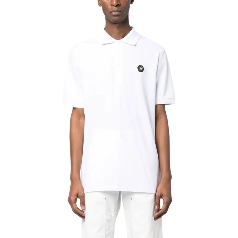 PHILIPP PLEIN Skull print Polo Shirt-1