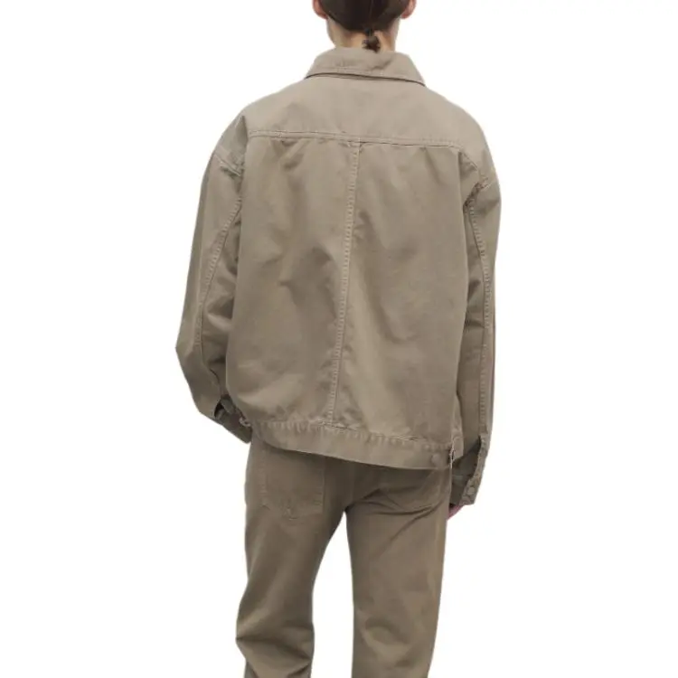 THE ROW Marena Jacket 'Taupe'-3