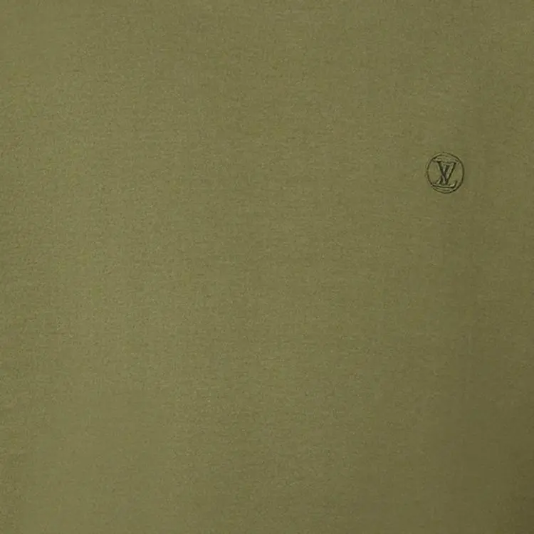 LOUIS VUITTON Classic Cotton T Shirt T Shirt Men's Green-4