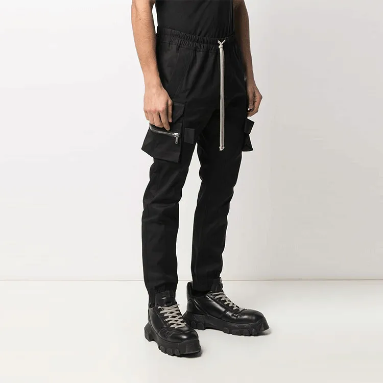 RICK OWENS/RO Cargo Pants Men's Plum-3