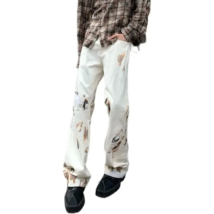 IJRJ Jeans Unisex White-1
