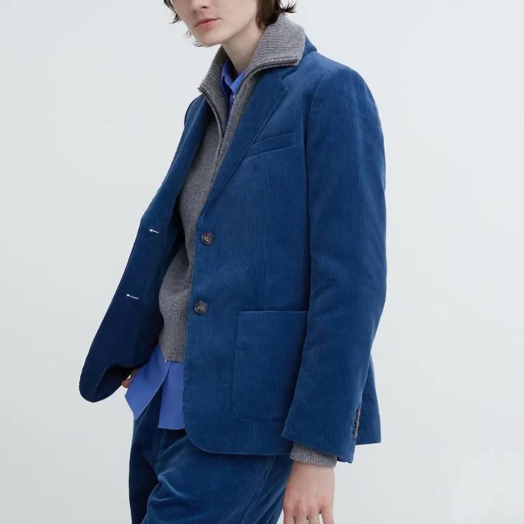 UNIQLO X Clare Waight Keller Co branded Collection Jackets Women's Sea Blue-3