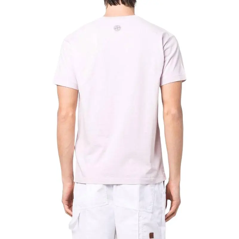 STONE ISLAND T Shirt Men's Pink-3