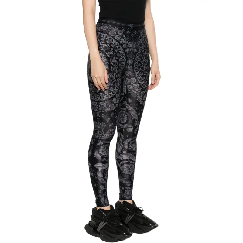 VERSACE Barocco-print Leggings-3