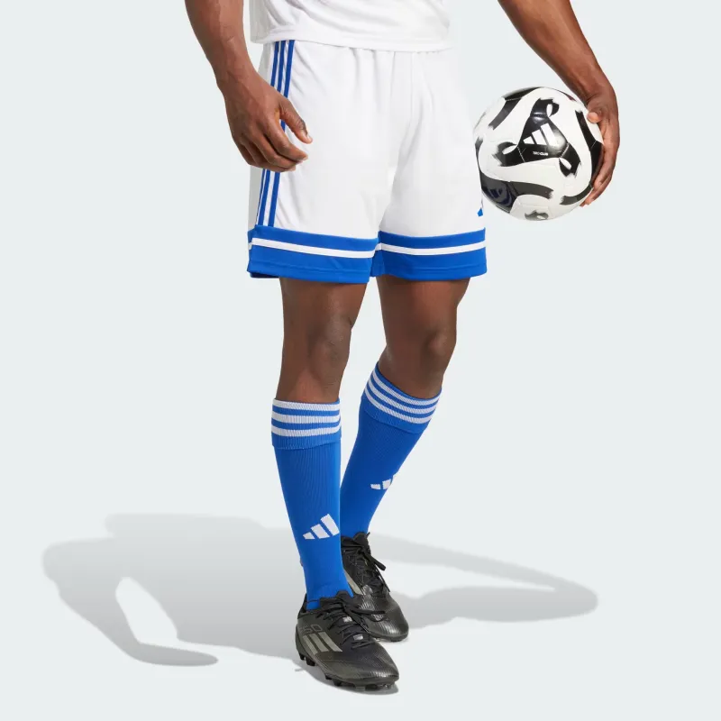 Adidas AEROREADY Soccer Bottom Men's White/Royal Blue-2