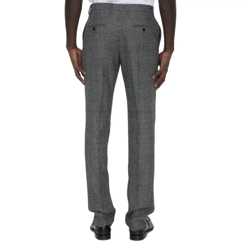 CELINE Mods Pants In Prince Of Wales Wool-3